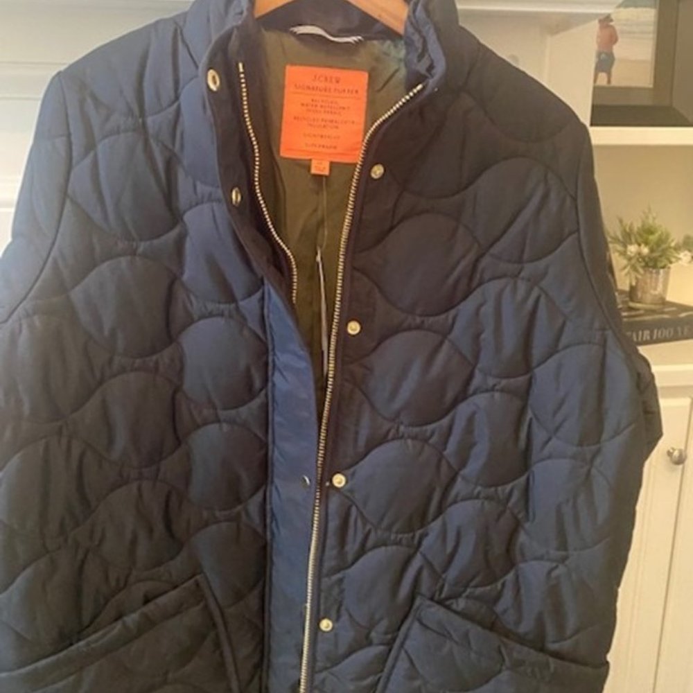 J. Crew Black Puffer Jacket